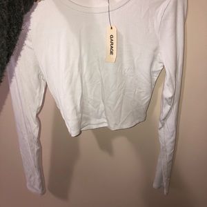 Never worn basic white long sleeve !